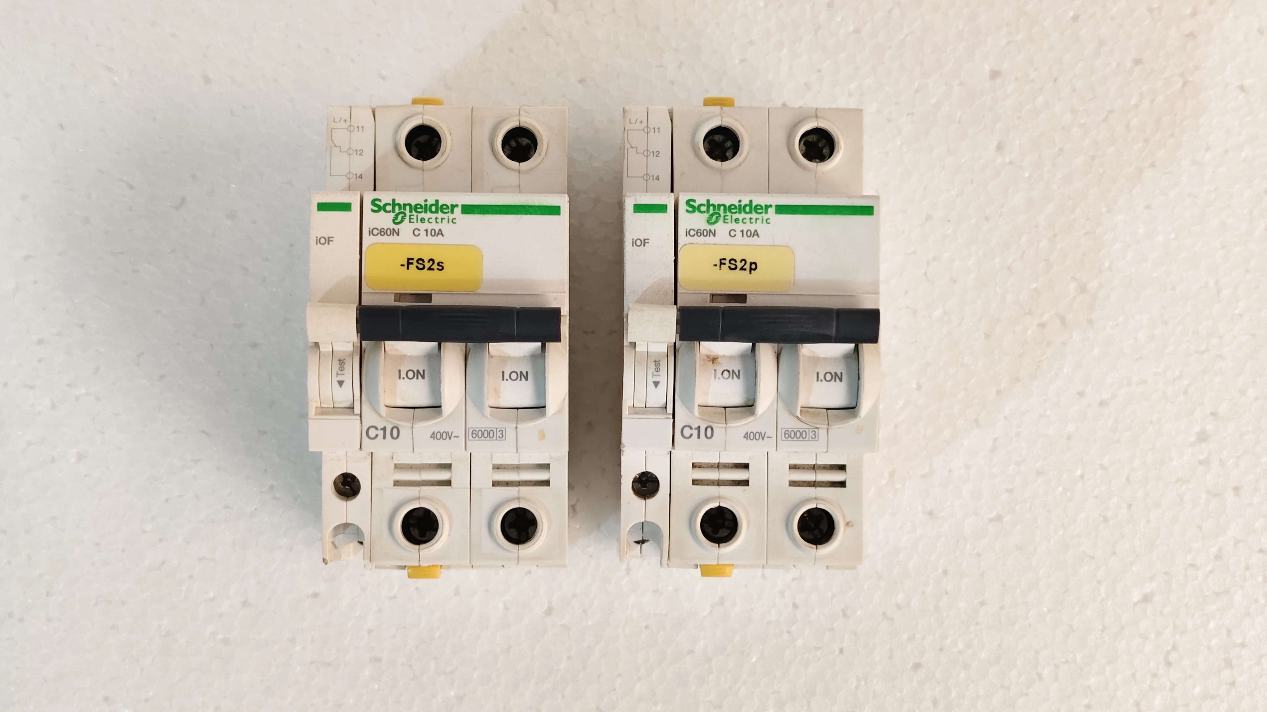 Schneider Electric IC60N C10A MCB Lot of 02 Pcs